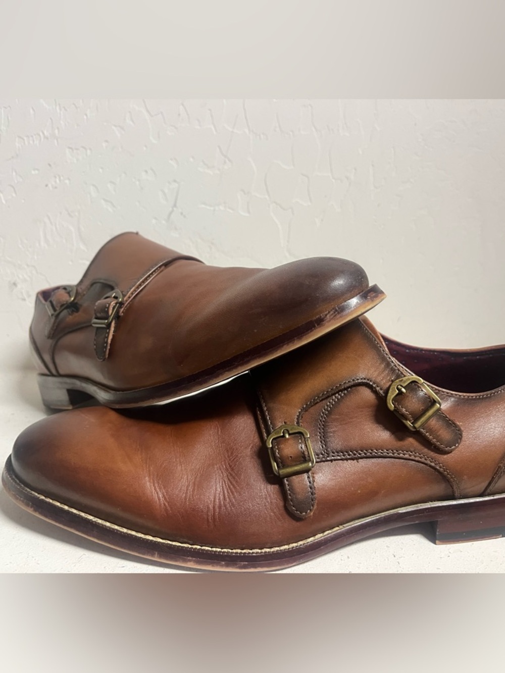 ASTON GREY KEDAERI MONK STRAP Men’s shoes-Size 9
